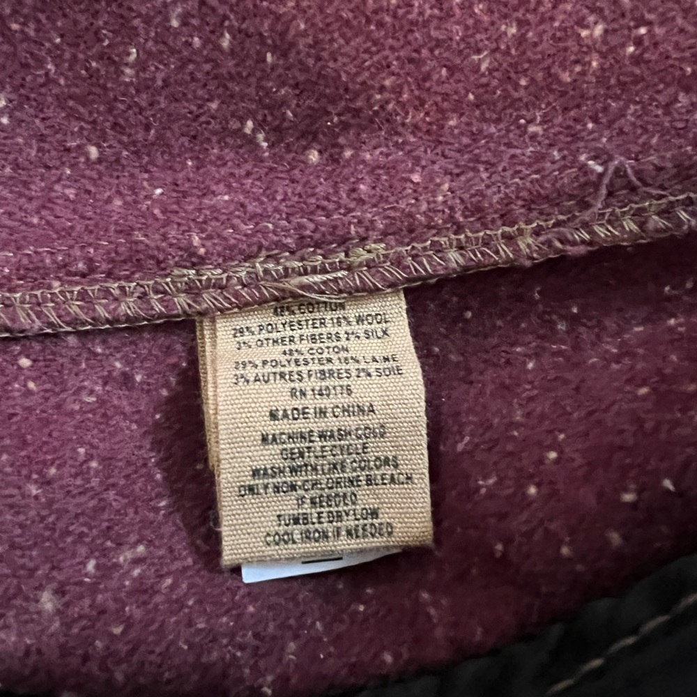 Men's Maroon Quilted Detail Shacket Jacket - Picture 5 of 10